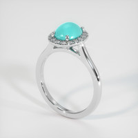 1.24 Ct. Gemstone Ring, Platinum 950 2