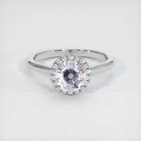 1.29 Ct. Gemstone Ring, Platinum 950 1