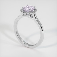 1.29 Ct. Gemstone Ring, Platinum 950 2