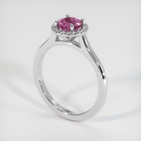 0.88 Ct. Gemstone Ring, Platinum 950 2