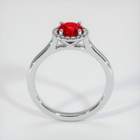 1.07 Ct. Ruby Ring, Platinum 950 3