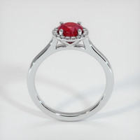 0.96 Ct. Ruby Ring, Platinum 950 3