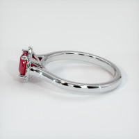 0.96 Ct. Ruby Ring, Platinum 950 4