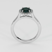 1.30 Ct. Green Sapphire Ring, Platinum 950 3