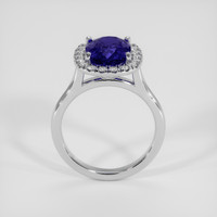 3.07 Ct. Blue Sapphire Ring, Platinum 950 3