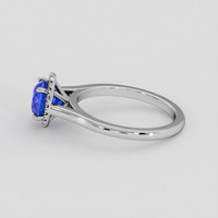 2.29 Ct. Blue Sapphire Ring, Platinum 950 4