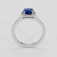 1.12 Ct. Blue Sapphire Ring, Platinum 950 3