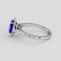 2.03 Ct. Blue Sapphire Ring, Platinum 950 4