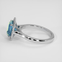 3.01 Ct. Bi Color Sapphire Ring, Platinum 950 4