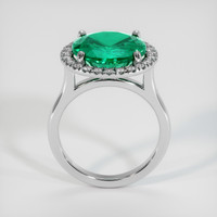 4.56 Ct. Emerald Ring, Platinum 950 3