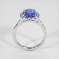 3.25 Ct. Blue Sapphire Ring, Platinum 950 3