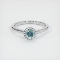 0.63 Ct. Sapphire Ring, Platinum 950 1