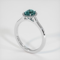 1.19 Ct. Sapphire Ring, Platinum 950 2