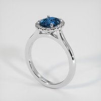 1.52 Ct. Sapphire Ring, Platinum 950 2
