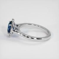 1.52 Ct. Sapphire Ring, Platinum 950 4
