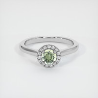 0.69 Ct. Sapphire Ring, Platinum 950 1