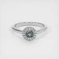 0.62 Ct. Sapphire Ring, Platinum 950 1