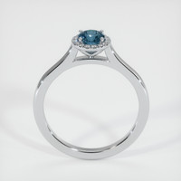 0.55 Ct. Sapphire Ring, Platinum 950 3