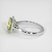 3.03 Ct. Yellow Sapphire Ring, Platinum 950 4