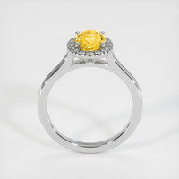 1.55 Ct. Yellow Sapphire Ring, Platinum 950 3