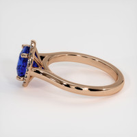 1.99 Ct. Blue Sapphire Ring, 14K Rose Gold 4