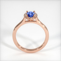 0.67 Ct. Sapphire Ring, 14K Rose Gold 3