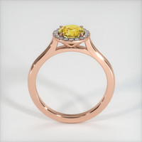 0.91 Ct. Bi Color Sapphire Ring, 14K Rose Gold 3