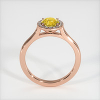 0.90 Ct. Bi Color Sapphire Ring, 14K Rose Gold 3
