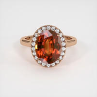 5.16 Ct. Gemstone Ring, 14K Rose Gold 1