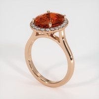 5.16 Ct. Gemstone Ring, 14K Rose Gold 2