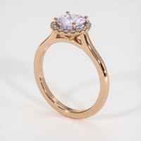 1.29 Ct. Gemstone Ring, 14K Rose Gold 2