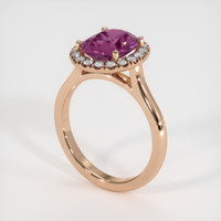 2.31 Ct. Gemstone Ring, 14K Rose Gold 2