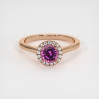 0.88 Ct. Gemstone Ring, 14K Rose Gold 1