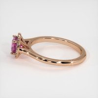 0.88 Ct. Gemstone Ring, 14K Rose Gold 4