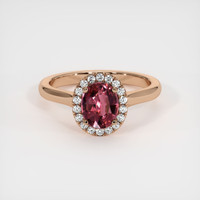 1.19 Ct. Sapphire Ring, 14K Rose Gold 1