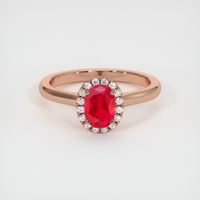 Ruby Ring 0.97 Ct. 14K Rose Gold Preview