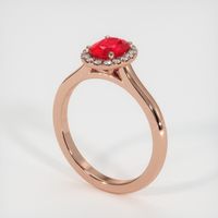 Ruby Ring 0.97 Ct. 14K Rose Gold Preview