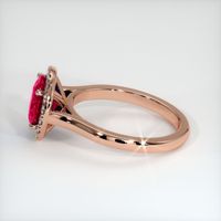 2.76 Ct. Ruby Ring, 14K Rose Gold 4