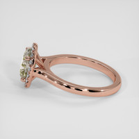 2.15 Ct. Color Change Sapphire Ring, 14K Rose Gold 4