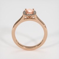 0.64 Ct. Sapphire Ring, 14K Rose Gold 3
