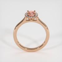 0.57 Ct. Sapphire Ring, 14K Rose Gold 3