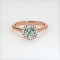 0.94 Ct. Sapphire Ring, 14K Rose Gold 1
