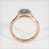 0.94 Ct. Sapphire Ring, 14K Rose Gold 3