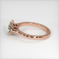 0.95 Ct. Sapphire Ring, 14K Rose Gold 4