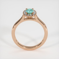 0.52 Ct. Sapphire Ring, 14K Rose Gold 3