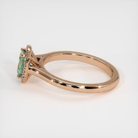 0.52 Ct. Sapphire Ring, 14K Rose Gold 4