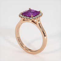 2.32 Ct. Sapphire Ring, 14K Rose Gold 2