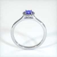 0.44 Ct. Blue Sapphire Ring, 10K White Gold 3