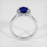 1.60 Ct. Blue Sapphire Ring, 10K White Gold 3
