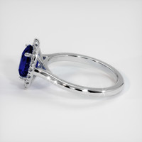 1.60 Ct. Blue Sapphire Ring, 10K White Gold 4
